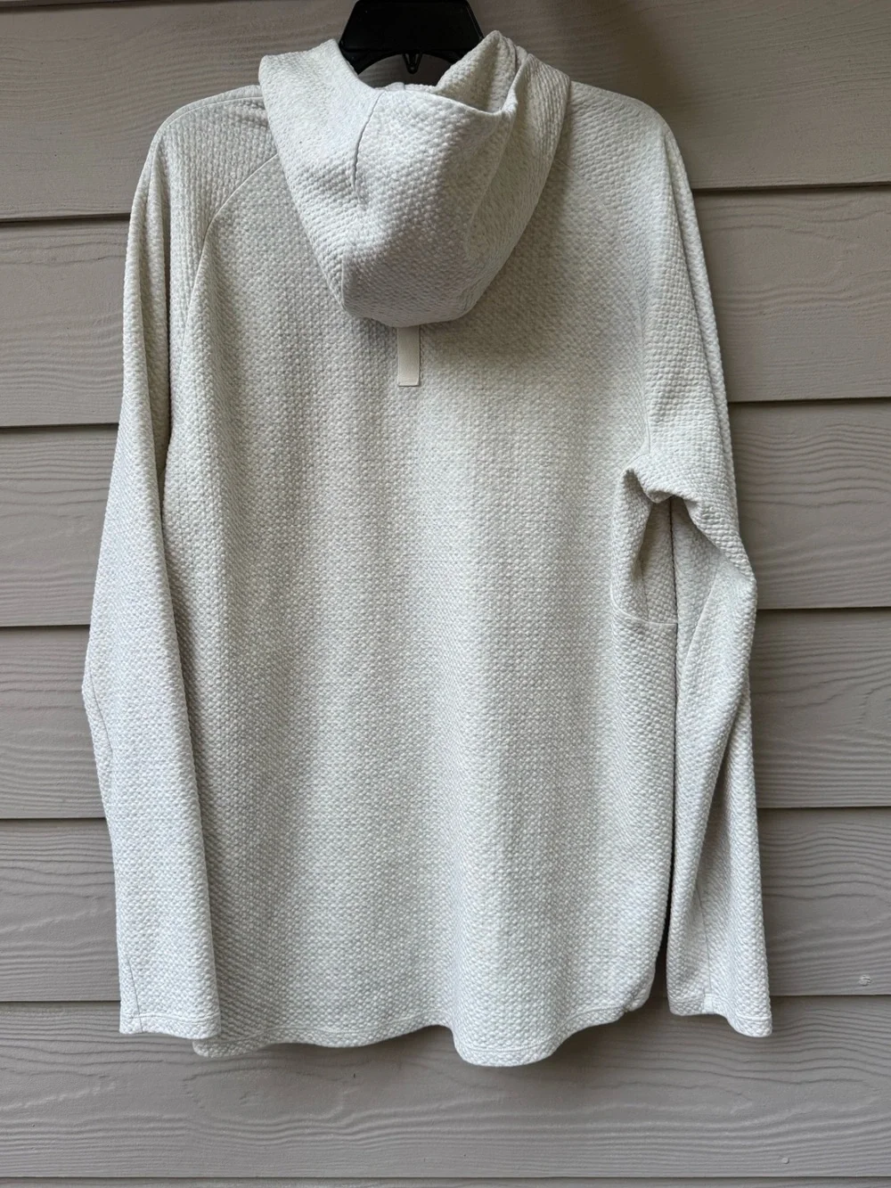 lululemon athletica Cream Textured Zip Hoodie